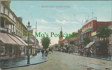 Essex Postcard - Station Road, Clacton-On-Sea   RS27992