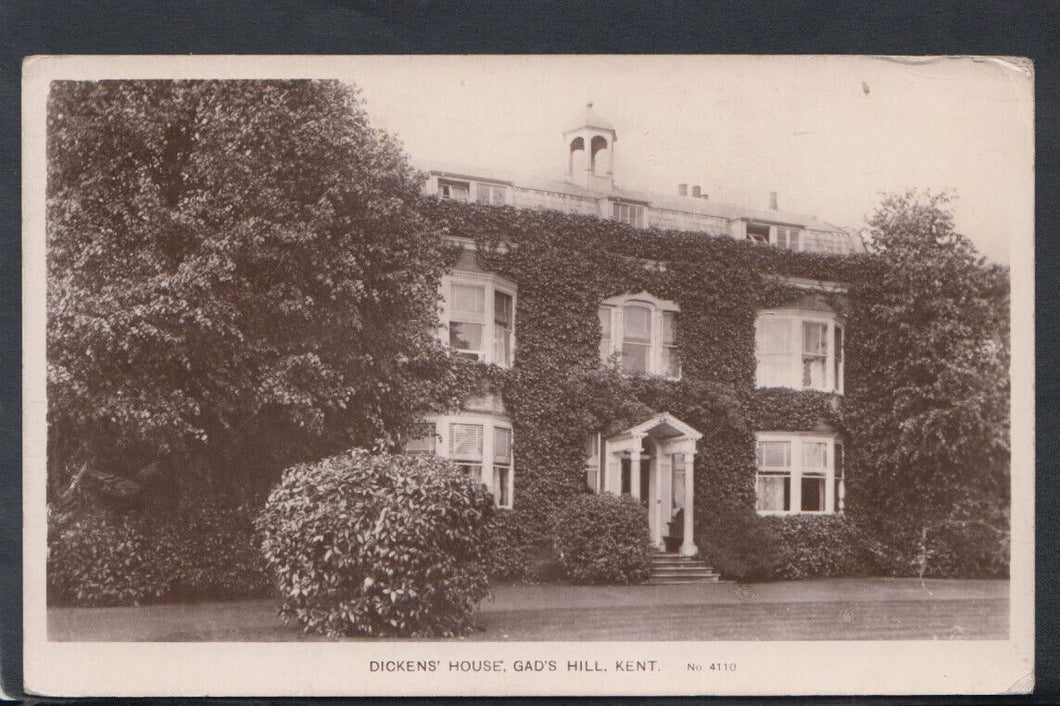 Kent Postcard - Dickens' House, Gad's Hill   T3207