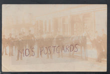 Load image into Gallery viewer, Cumbria Postcard - Post Office and Kendal Postmen Posing Outside   RS24489
