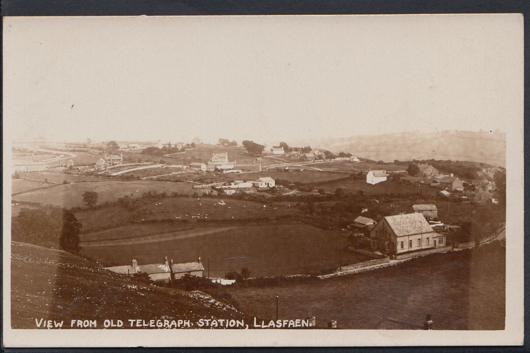 Wales Postcard - View From Old Telegraph Station, Llasfaen    A1846