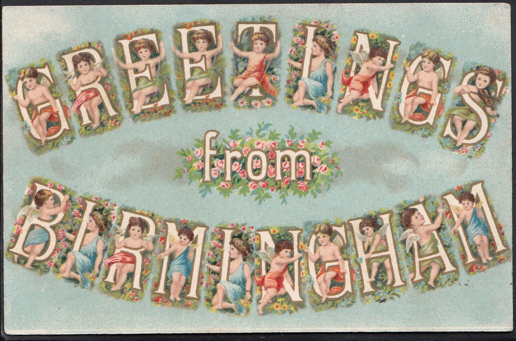 Warwickshire Postcard - Children - Greetings From Birmingham  Ref.2518