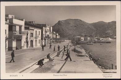 Spain Postcard - Rosas - Paseo Del Mar   M273
