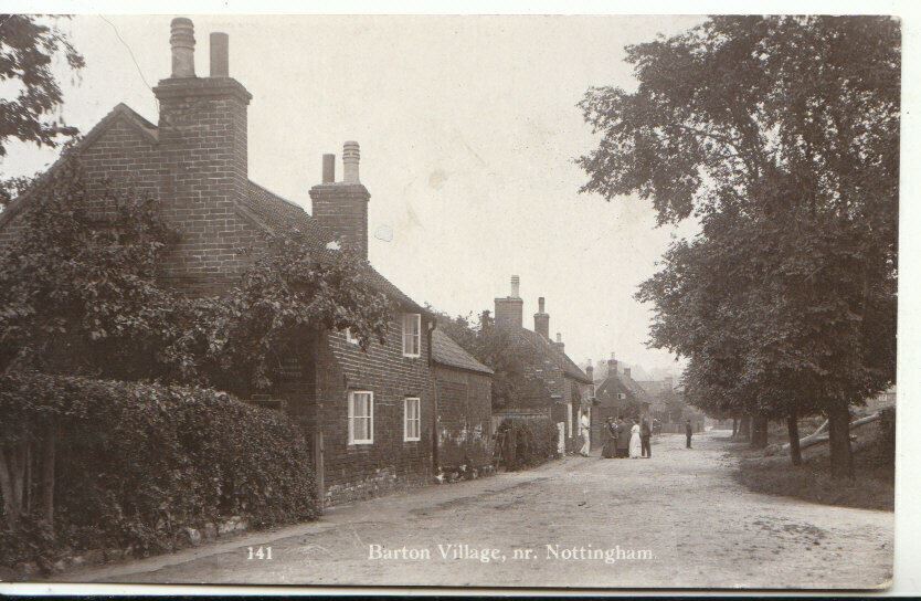 Nottinghamshire Postcard - Barton Village, Nr Nottingham   MB1035