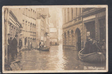 Load image into Gallery viewer, Germany Postcard - Cologne - Gr.Witschgasse - Flooded Street   T3078

