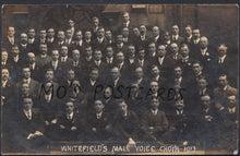 Load image into Gallery viewer, London Postcard - Whitefield&#39;s Male Voice Choir, Tottenham Court Road   DR807

