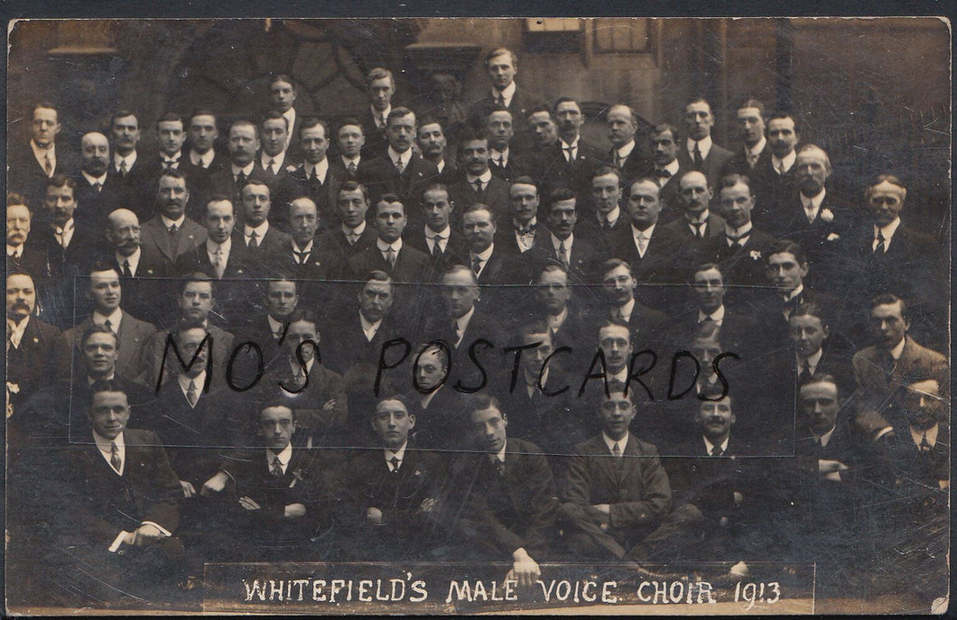 London Postcard - Whitefield's Male Voice Choir, Tottenham Court Road   DR807