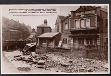 Load image into Gallery viewer, Yorkshire Postcard - Flood at Holmfirth - Showing collapse of Market Walk B210
