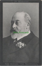 Load image into Gallery viewer, Royalty Postcard - In Memoriam King Edward &quot;The Peacemaker&quot;   RS28069
