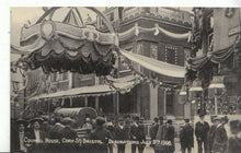 Load image into Gallery viewer, Bristol Postcard - Council House, Corn Street, Decorations July 9th 1908 - BH687
