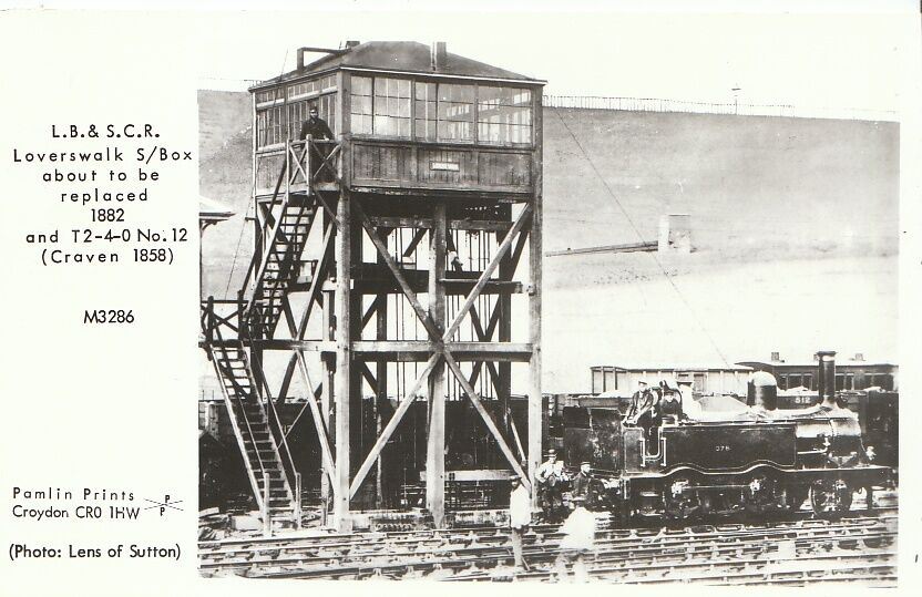 Railway Postcard- L.B. & S.C.R. Loverswalk Signal Box, Craven 1858 - RS35657