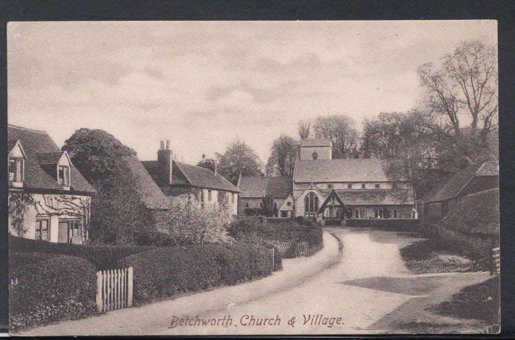 Surrey Postcard - Betchworth Church and Village     RT1332