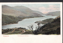 Load image into Gallery viewer, Cumbria Postcard - Keswick - Thirlmere and Helvellyn      RT1375
