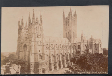 Kent Postcard - Canterbury Cathedral From South West  RS20604