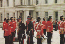 Load image into Gallery viewer, Military Postcard - The King&#39;s Regiment in London, Inspecting The Band RR8389
