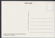Load image into Gallery viewer, Pearly Pride Postcard - London Cockneys Wearing Pearl Button Costumes RT2367
