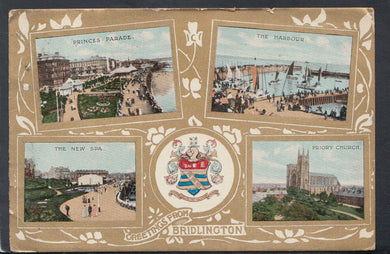 Yorkshire Postcard - Greetings From Bridlington  SW17310
