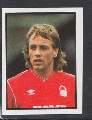 Daily Mirror Soccer Sticker No 168 -Kjetil Osvold, Nottingham Forest