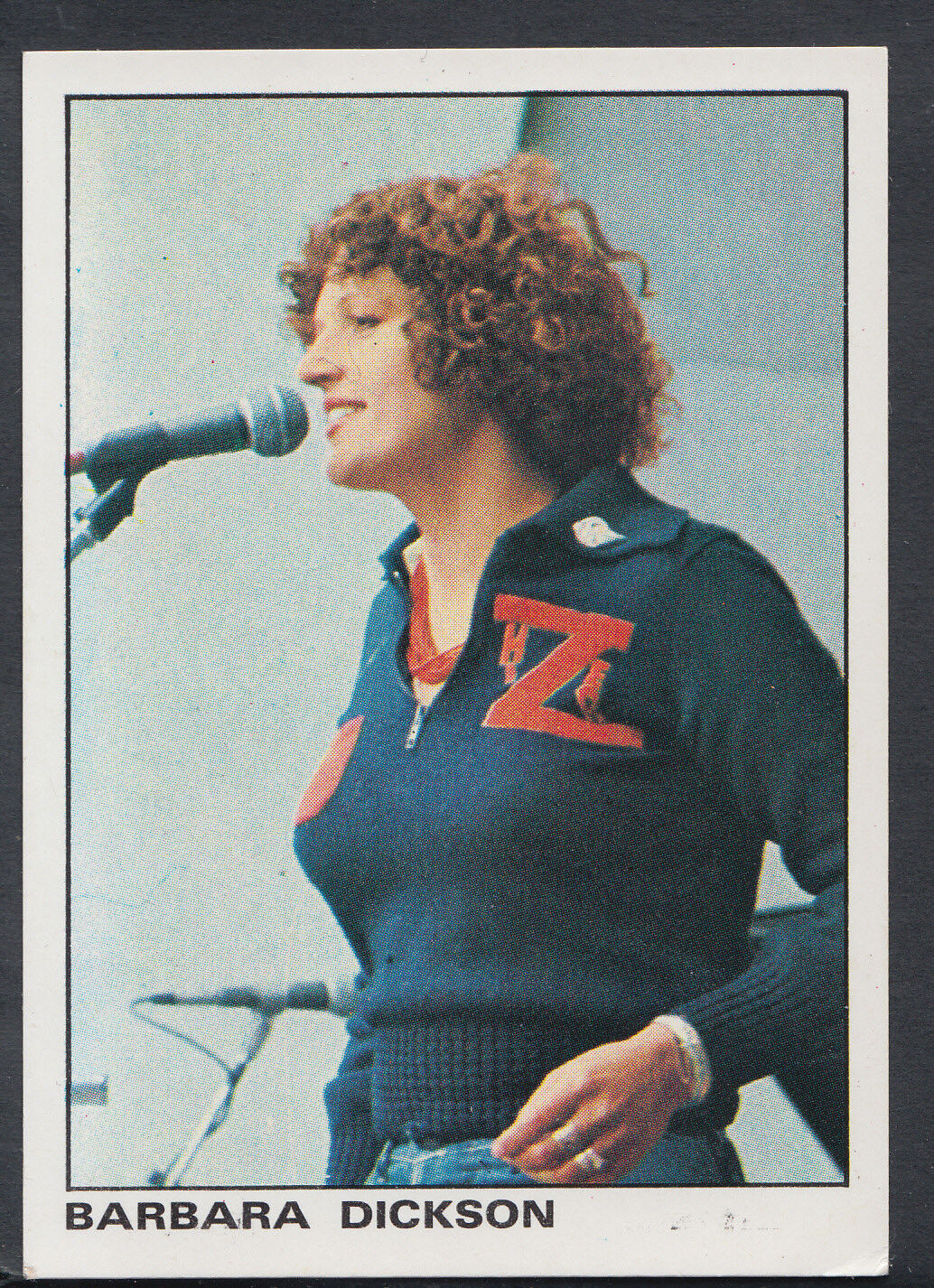 Panini Rock & Pop Collection Music Sticker No 13 - Barbara Dickson
