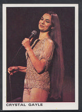 Load image into Gallery viewer, Panini Rock &amp; Pop Collection Music Sticker No 12 - Crystal Gayle
