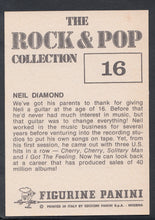Load image into Gallery viewer, Panini Rock &amp; Pop Collection Music Sticker No 16 - Neil Diamond 
