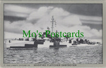 Load image into Gallery viewer, Naval Postcard - American Military - Modified Fletcher Destroyer  RS27211
