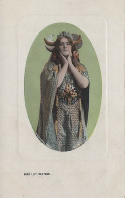 Theatrical Postcard - Actress Miss Lily Brayton   RS23134