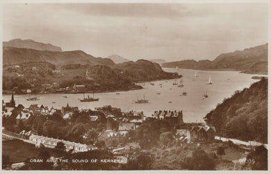 Scotland Postcard - Oban and The Sound of Kerrera   RS23179