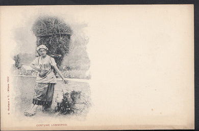 Italy Postcard - Costume Lombardo  RS3713