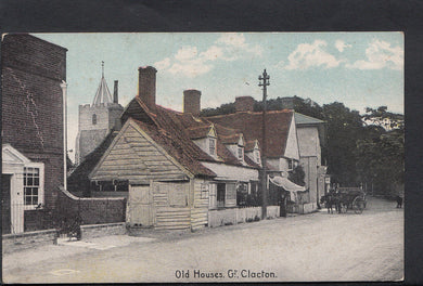 Essex Postcard - Old Houses, Great Clacton     RS1831