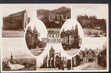 Scotland Postcard - Views of Old Edinburgh  RS2225