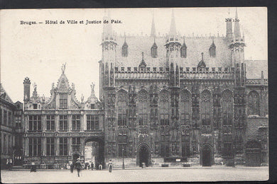 Belgium Postcard - Bruges - Hotel De Ville Et Justice De Paix  SW16743