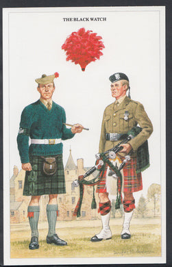 Military Postcard - British Army Series - The Black Watch  RT2288