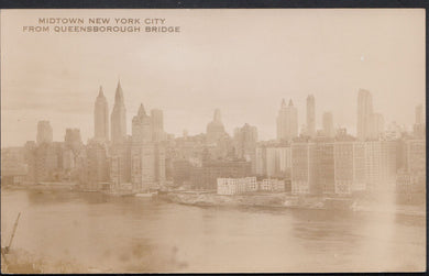 America Postcard - Midtown New York City From Queensborough Bridge   MB925