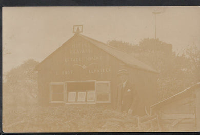 Hampshire Postcard? - Upham ? Boot Repairer Shop   R687