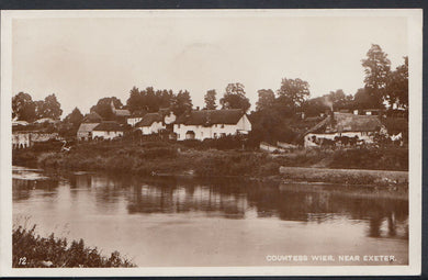 Devon Postcard - Countess Wier (Countess Weir), Near Exeter   U1488