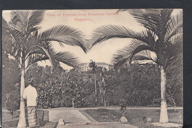Singapore Postcard - View of Tyersall From Botanical Garden   T6651