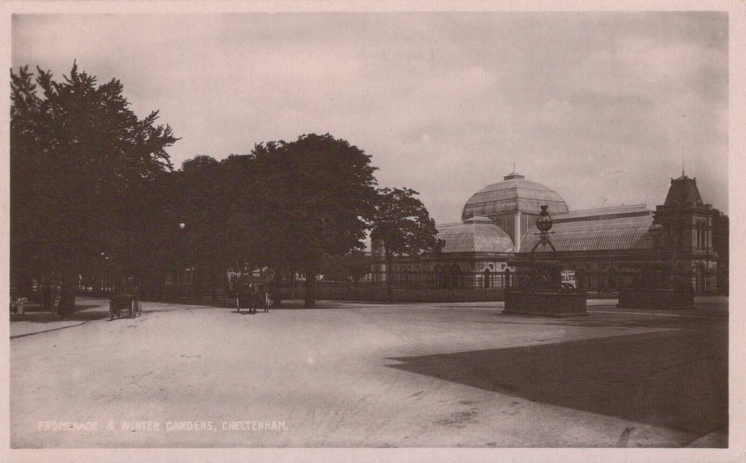 Gloucestershire Postcard - Promenade & Winter Gardens, Cheltenham   RS21314