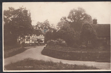 Shropshire Postcard - Tong Village   K871