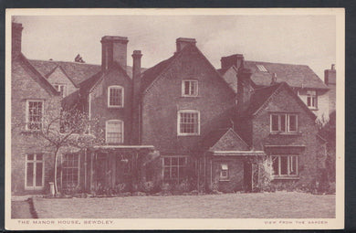 Worcestershire Postcard - The Manor House, Bewdley    T484