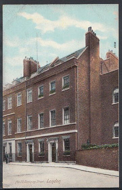 London Postcard - No 10 Downing Street - Home of British Prime Minister RS5243