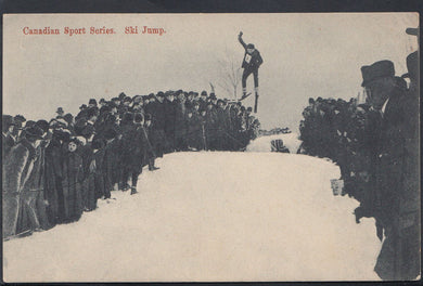Canada Postcard - Canadian Sport Series - Ski Jump    RT927