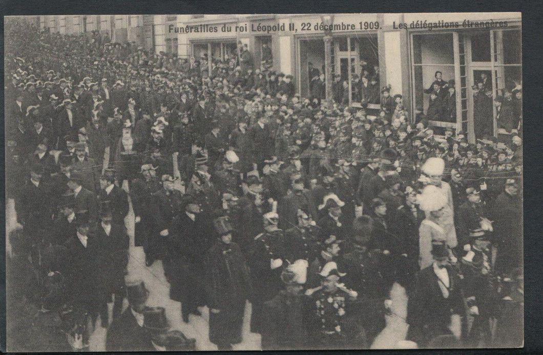 Belgium Postcard - Funerailles Du Roi Leopold II, 22 Decembre 1909 - T428