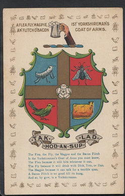 Yorkshire Postcard - Ist' Yorkshireman's Coat of Arms  DP831