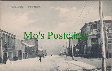 Chile Postcard - Punta Arenas - Calle Nuble  Ref.RS29400