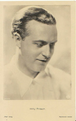 Actor Postcard - Willy Fritsch - Ref 2288A