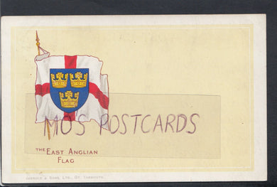 Heraldry Postcard - Flags - The East Anglian Flag   RS17609