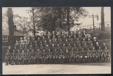 Military Postcard - Large Group of British Soldiers RS19473
