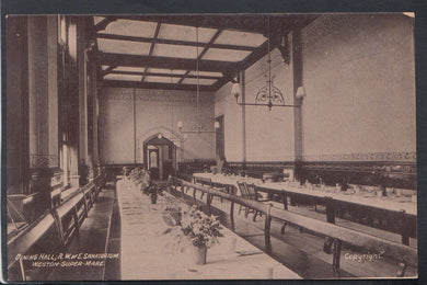 Somerset Postcard - Royal West of England Sanitorium, Weston-Super-Mare T10034