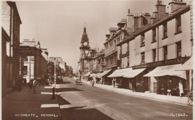 Cumbria Postcard - Highgate, Kendal     RS24037