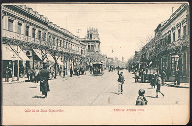 Uruguay Postcard - Calle 18 De Julio, Montevideo A2840